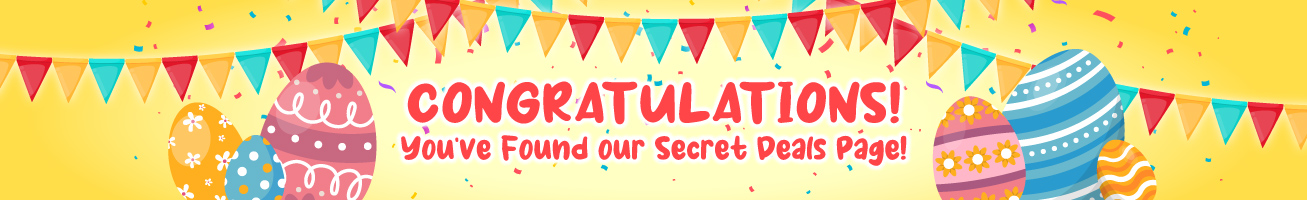 Welcome To Our Secret Easter Egg Hunt Deal Page