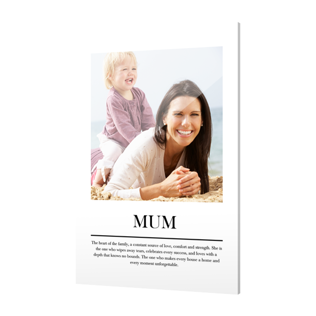 Slimline Acrylic Prints 20cm x 30cm Portrait